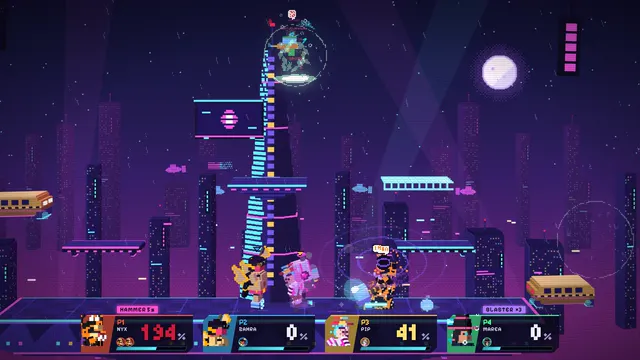 Caos de a cuatro en Neon